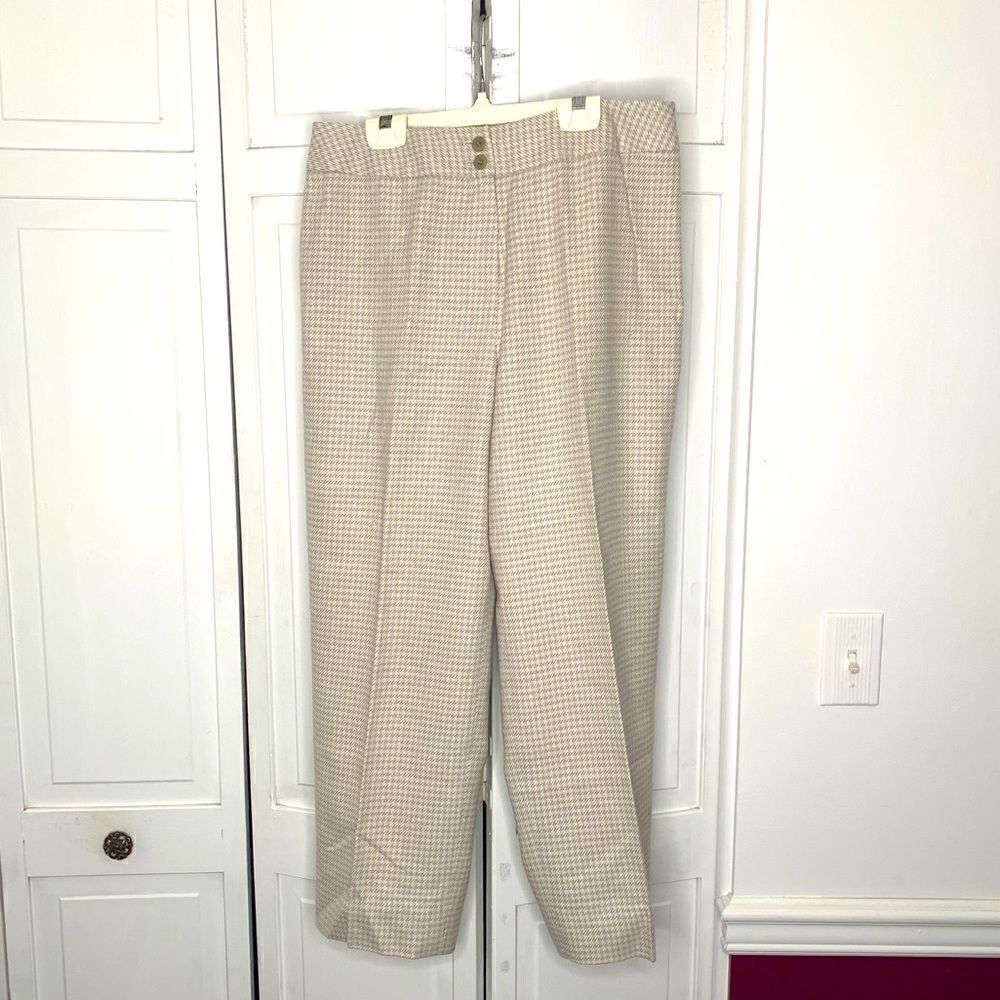 Vintage Talbots Plaid Wool Grandma Pants